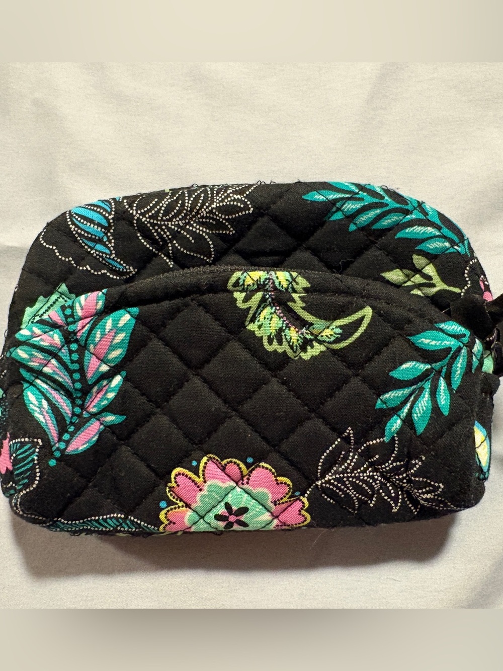 Vera Bradley Island Garden Quilted Cosmetic Pouch